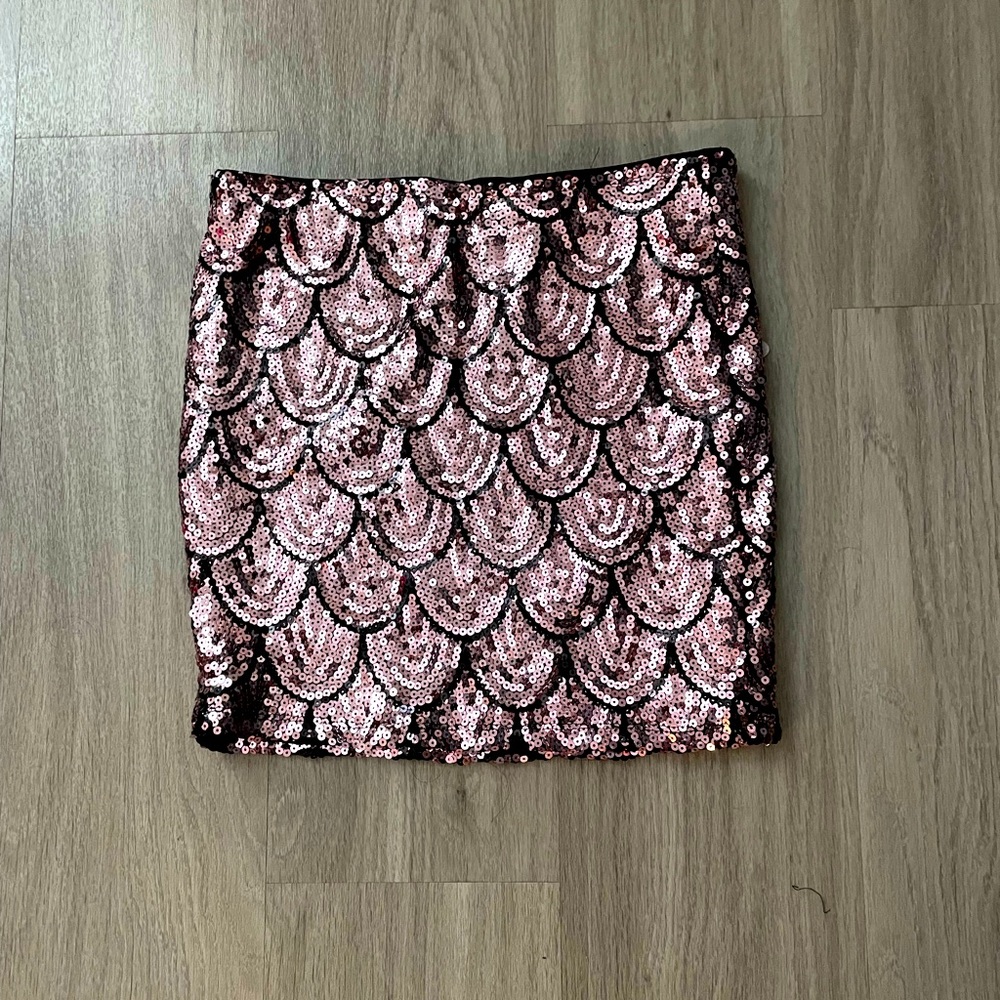 Sequin Mini Skirt